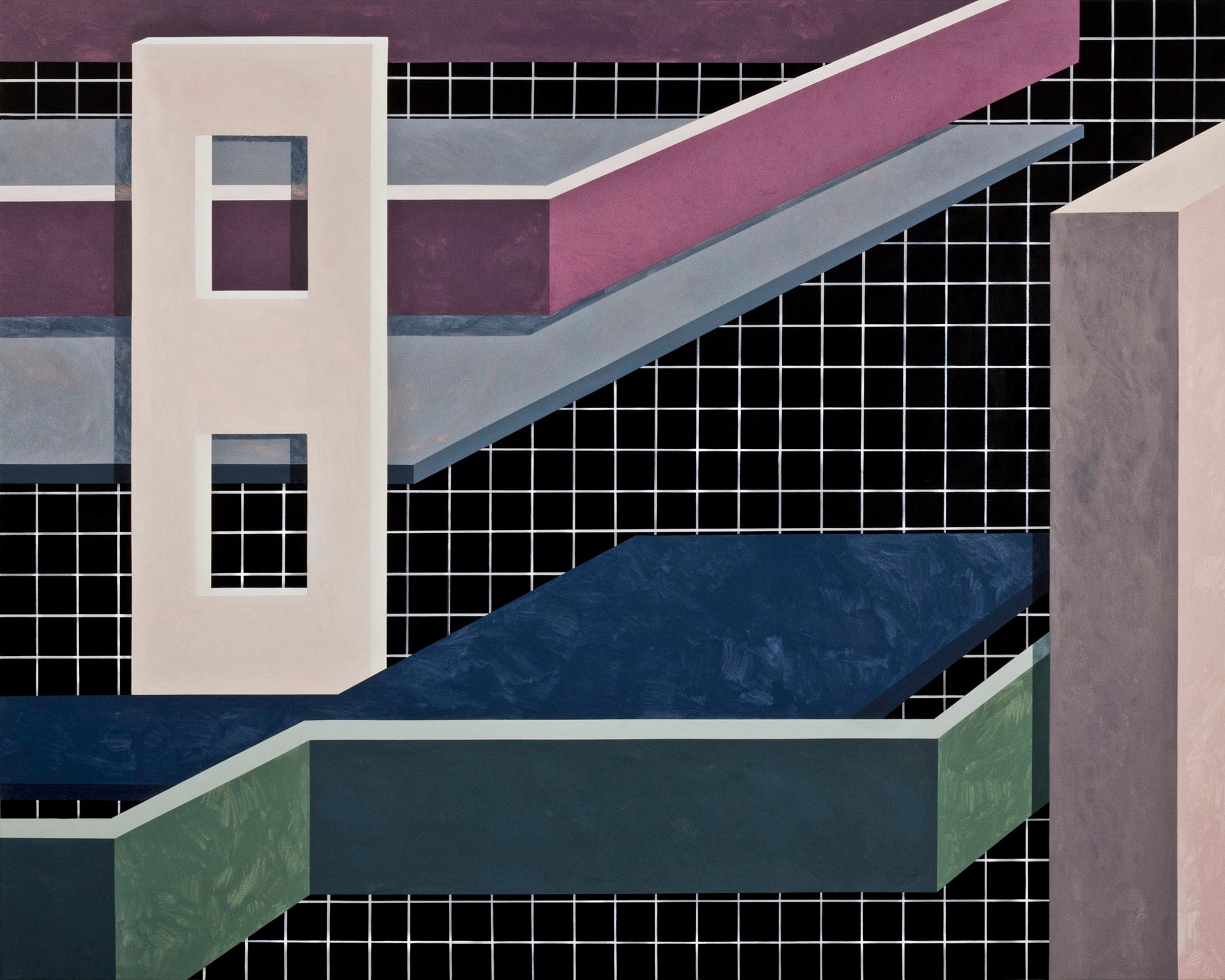 Layers 13 by Ufuk Yılmaz — acrylic on canvas, 120x150 cm, 2019