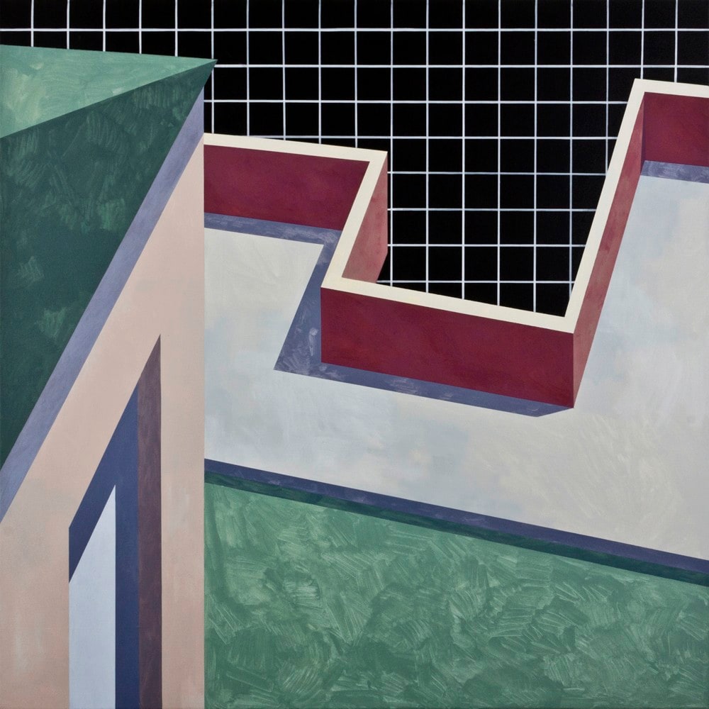 Layers 2 by Ufuk Yılmaz — acrylic on canvas, 100x100 cm, 2019