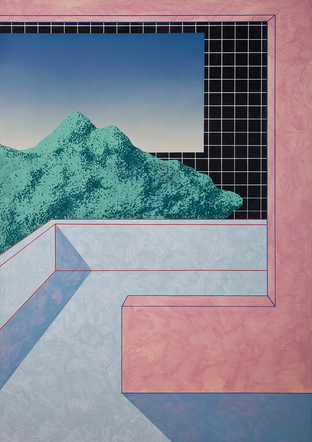 Layers 24 by Ufuk Yılmaz — acrylic on canvas, 120x170 cm, 2020
