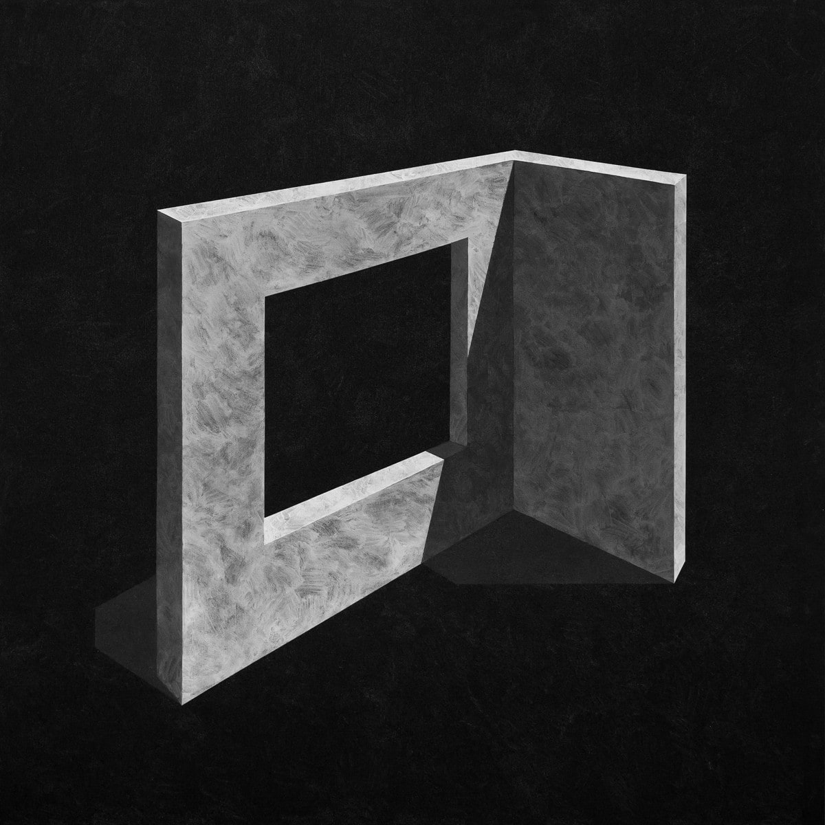 Mass 1 by Ufuk Yılmaz — acrylic on canvas, 100x100 cm, 2018