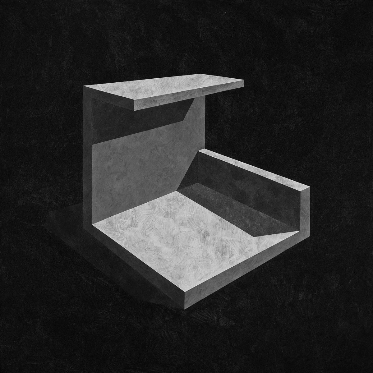 Mass 5 by Ufuk Yılmaz — acrylic on canvas, 100x100 cm, 2018