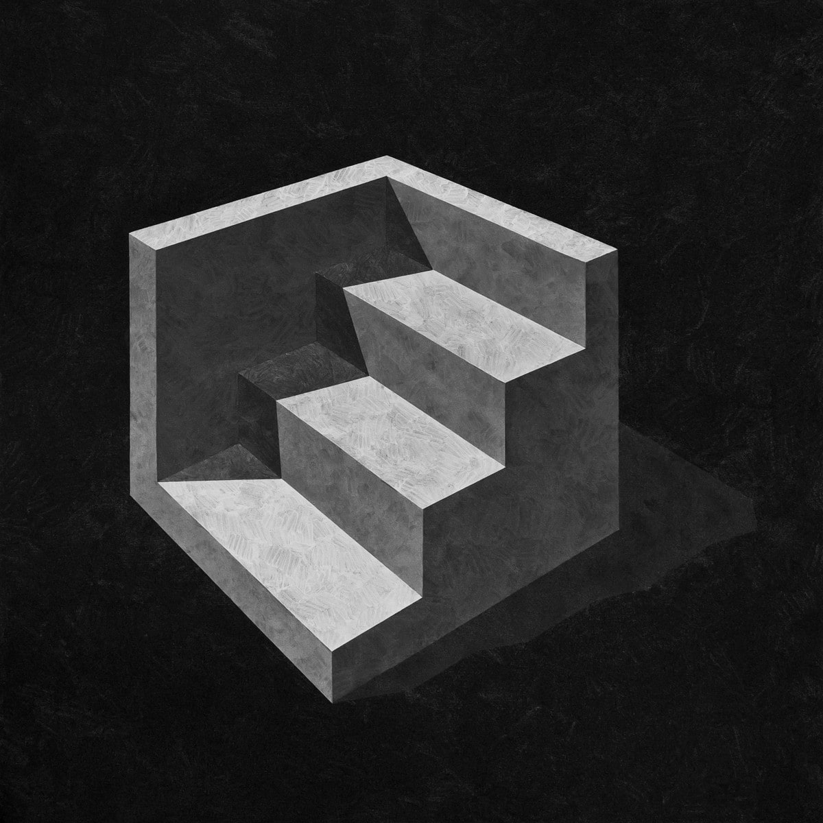 Mass 6 by Ufuk Yılmaz — acrylic on canvas, 100x100 cm, 2018