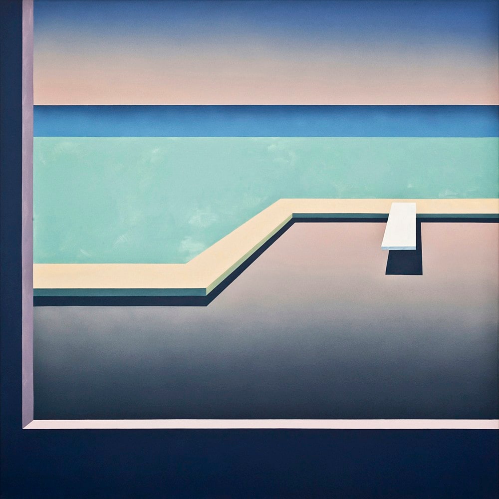 Momentary 1 by Ufuk Yılmaz — acrylic on canvas, 150x150 cm, 2020