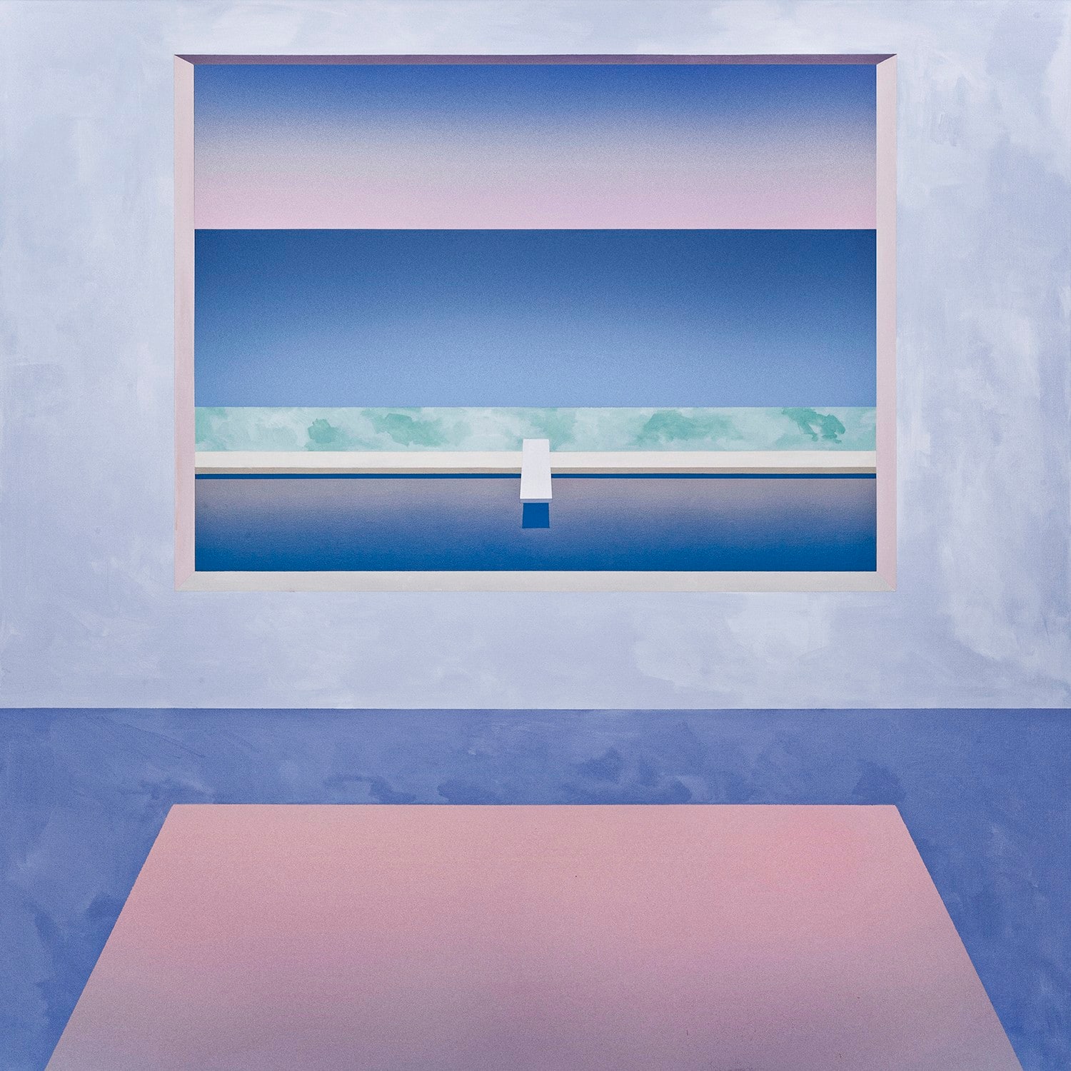 Momentary 10 by Ufuk Yılmaz — acrylic on canvas, 150x150 cm, 2022