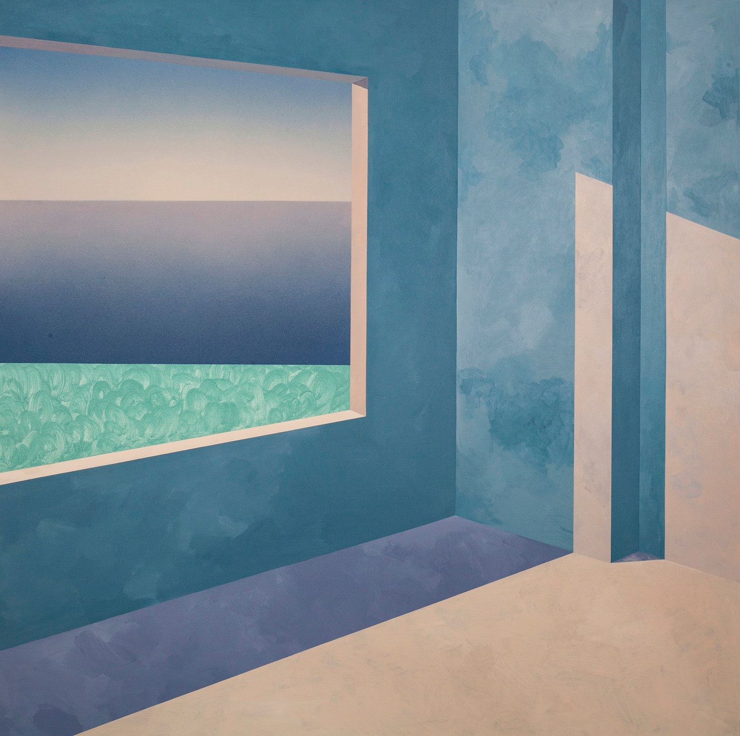 Momentary 12 by Ufuk Yılmaz — acrylic on canvas, 150x150 cm, 2021