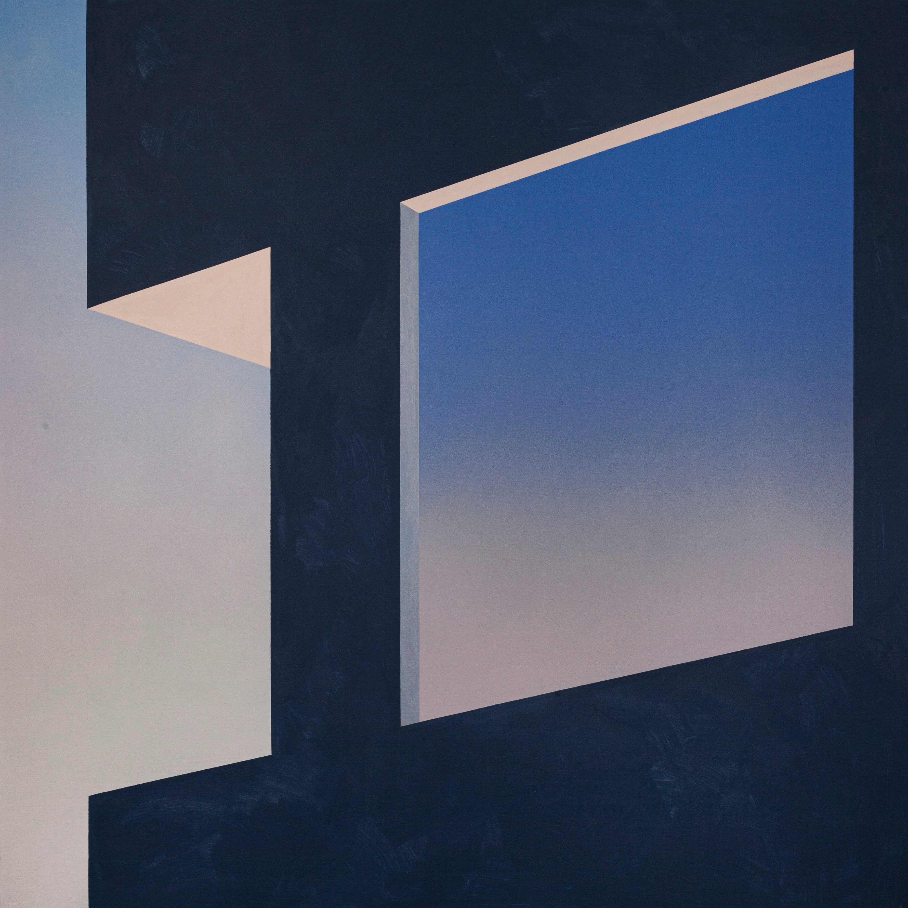 Momentary 13 by Ufuk Yılmaz — acrylic on canvas, 150x150 cm, 2021