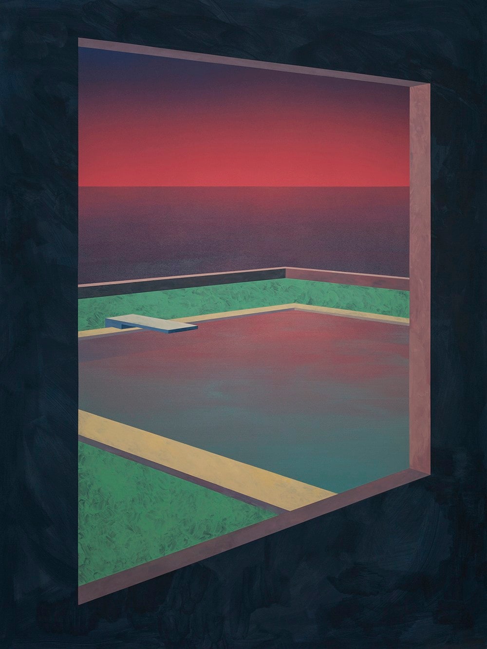 Momentary 14 by Ufuk Yılmaz — acrylic on canvas, 140x200 cm, 2022