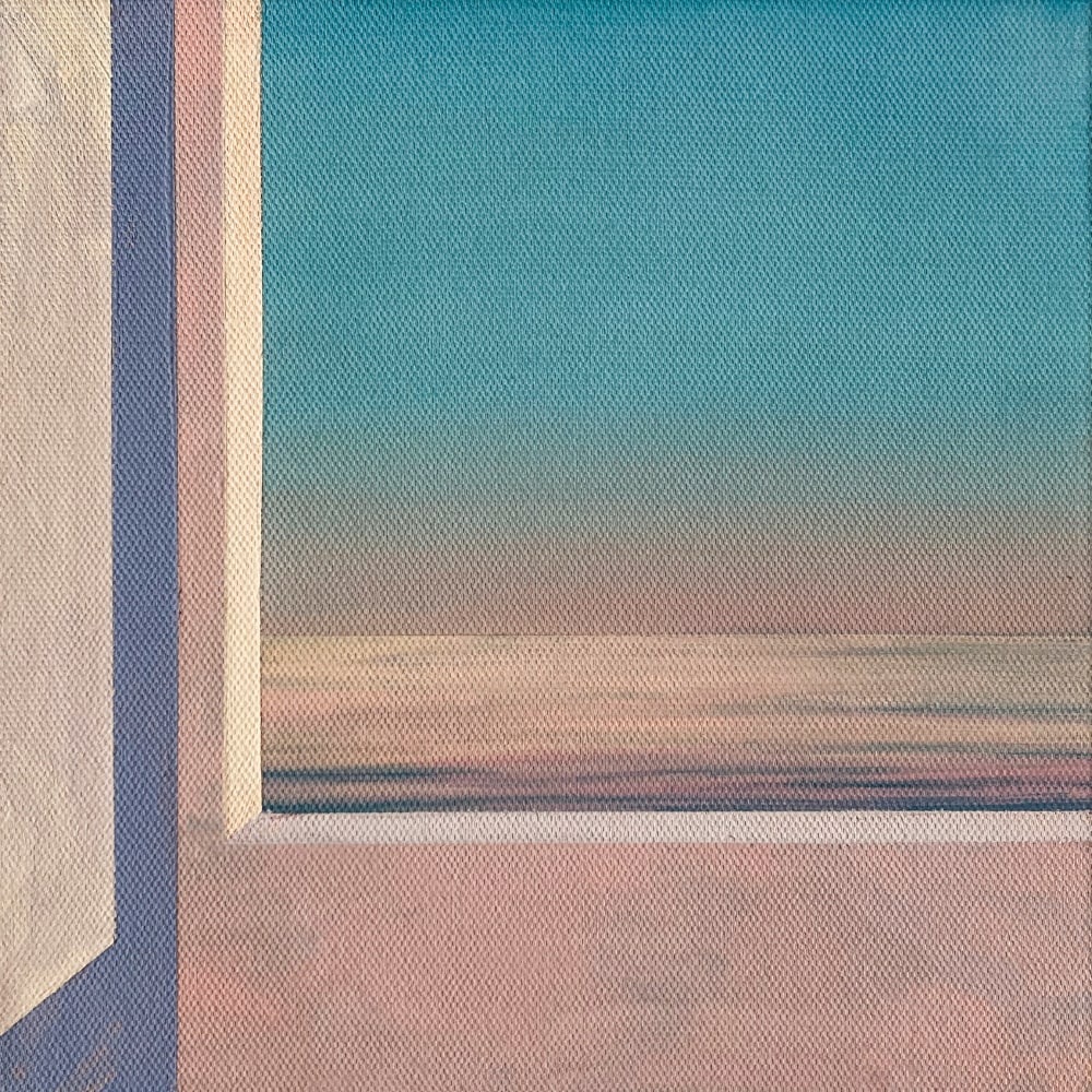 Turkish Mediterranean 1 by Ufuk Yılmaz — acrylic on canvas, 25x25 cm, 2025