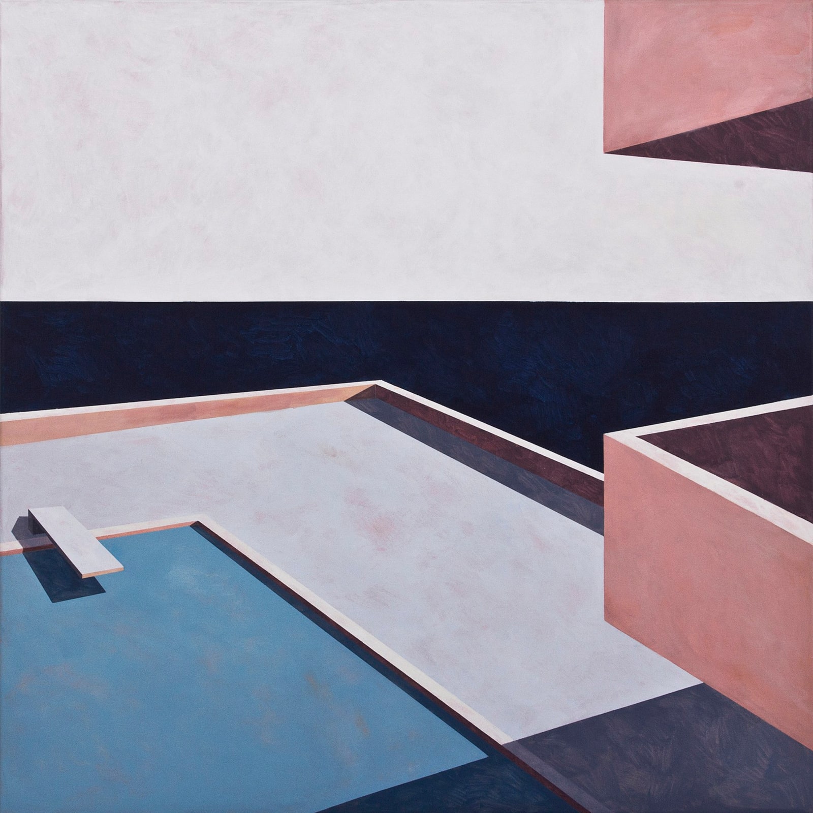 Ufuk Yılmaz, Duvar 44 — tuval üzerine akrilik, 80x80 cm, 2019