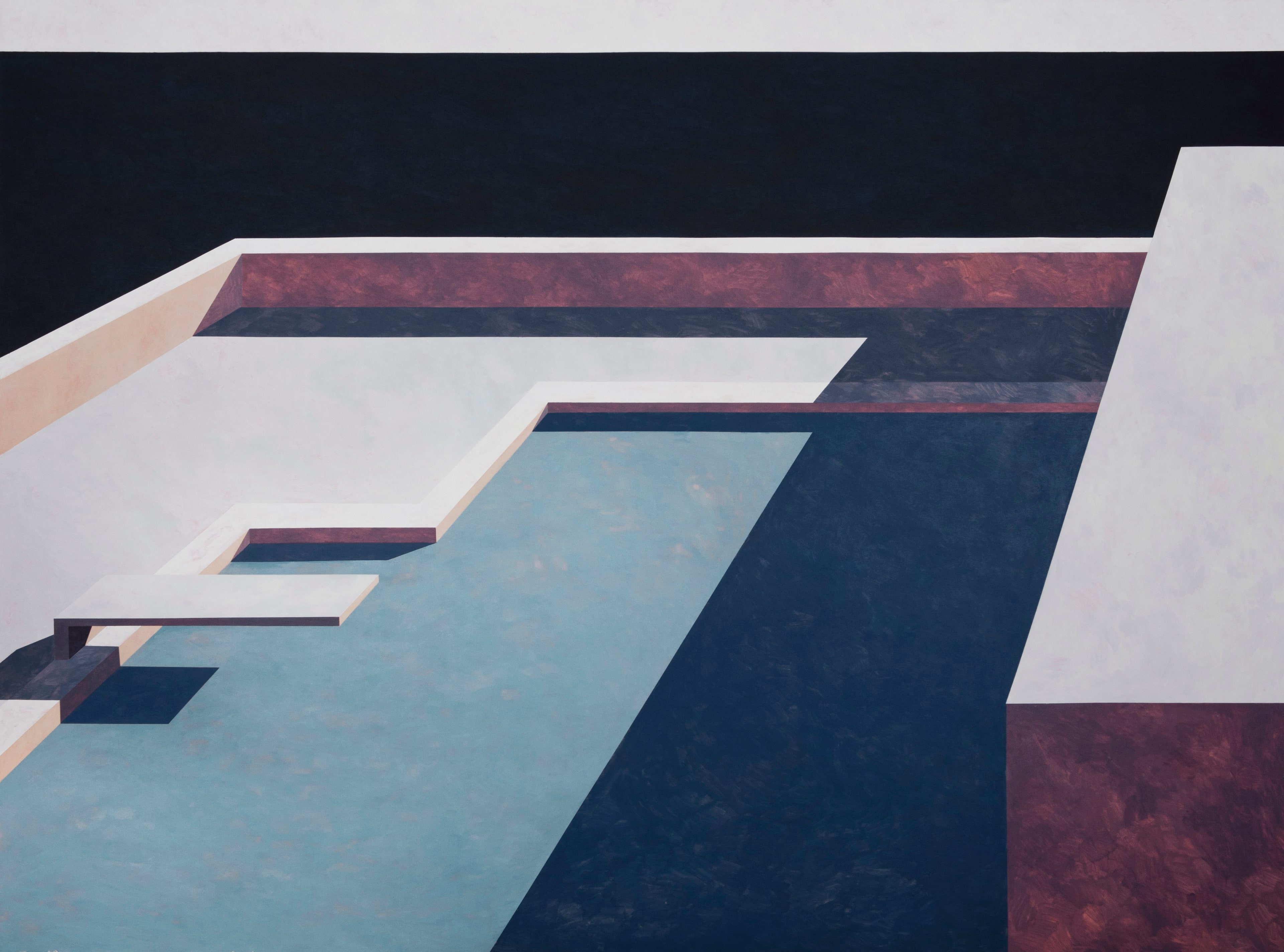 Ufuk Yılmaz, Duvar 45 — tuval üzerine akrilik, 150x200 cm, 2019