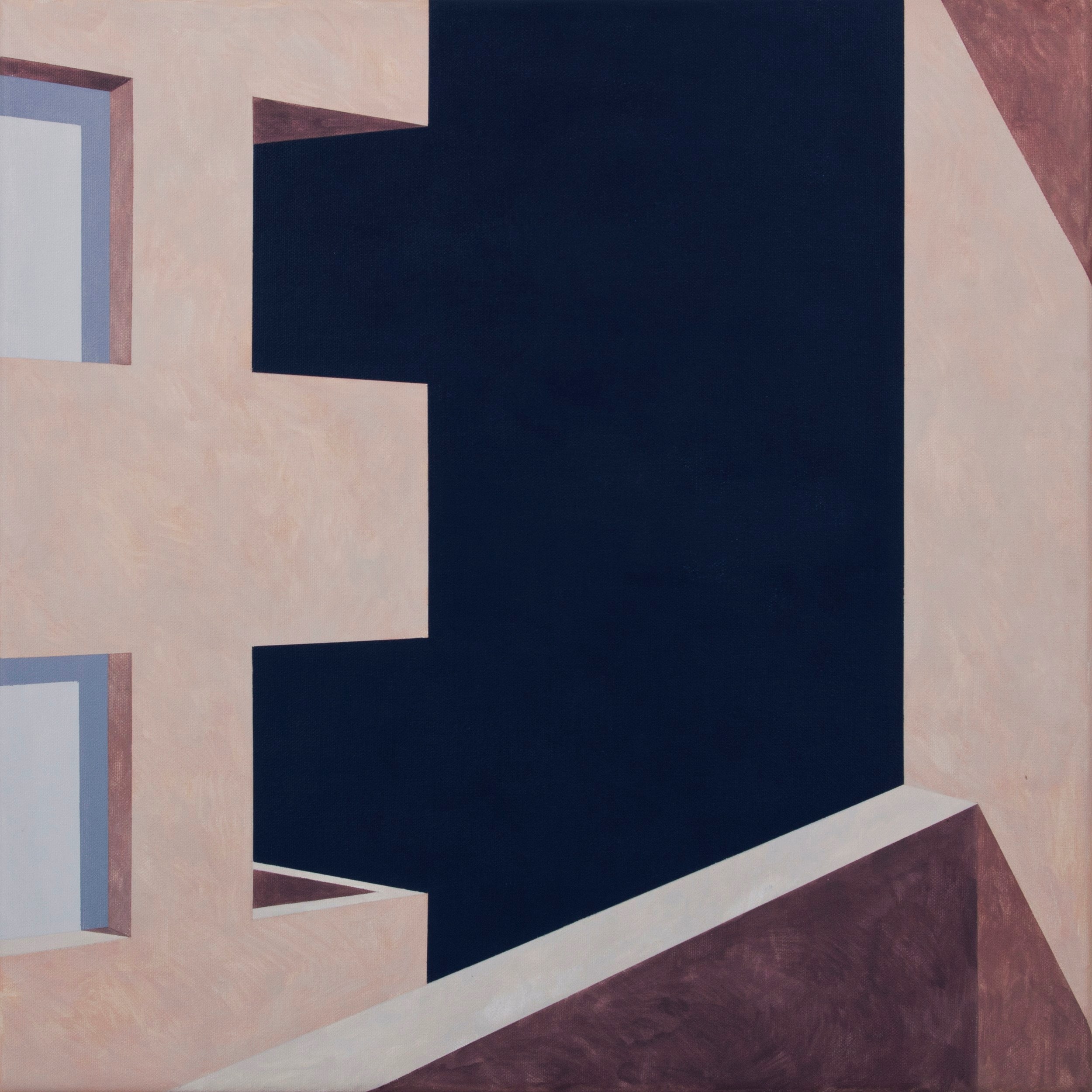 Ufuk Yılmaz, Duvar 46 — tuval üzerine akrilik, 50x50 cm, 2019
