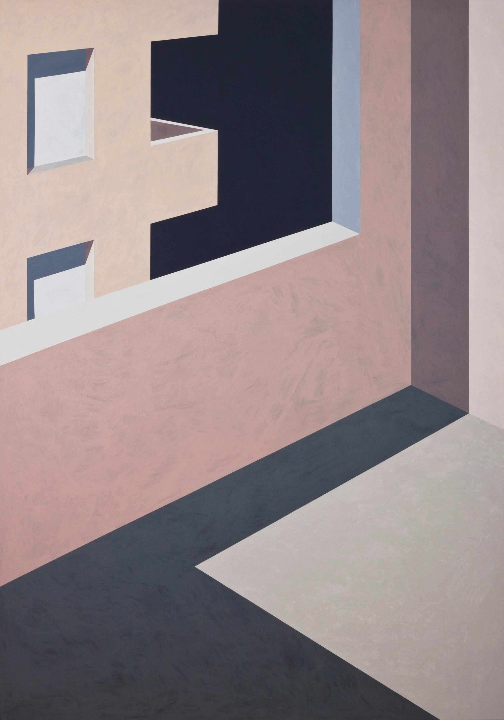 Ufuk Yılmaz, Duvar 49 — tuval üzerine akrilik, 100x140 cm, 2019