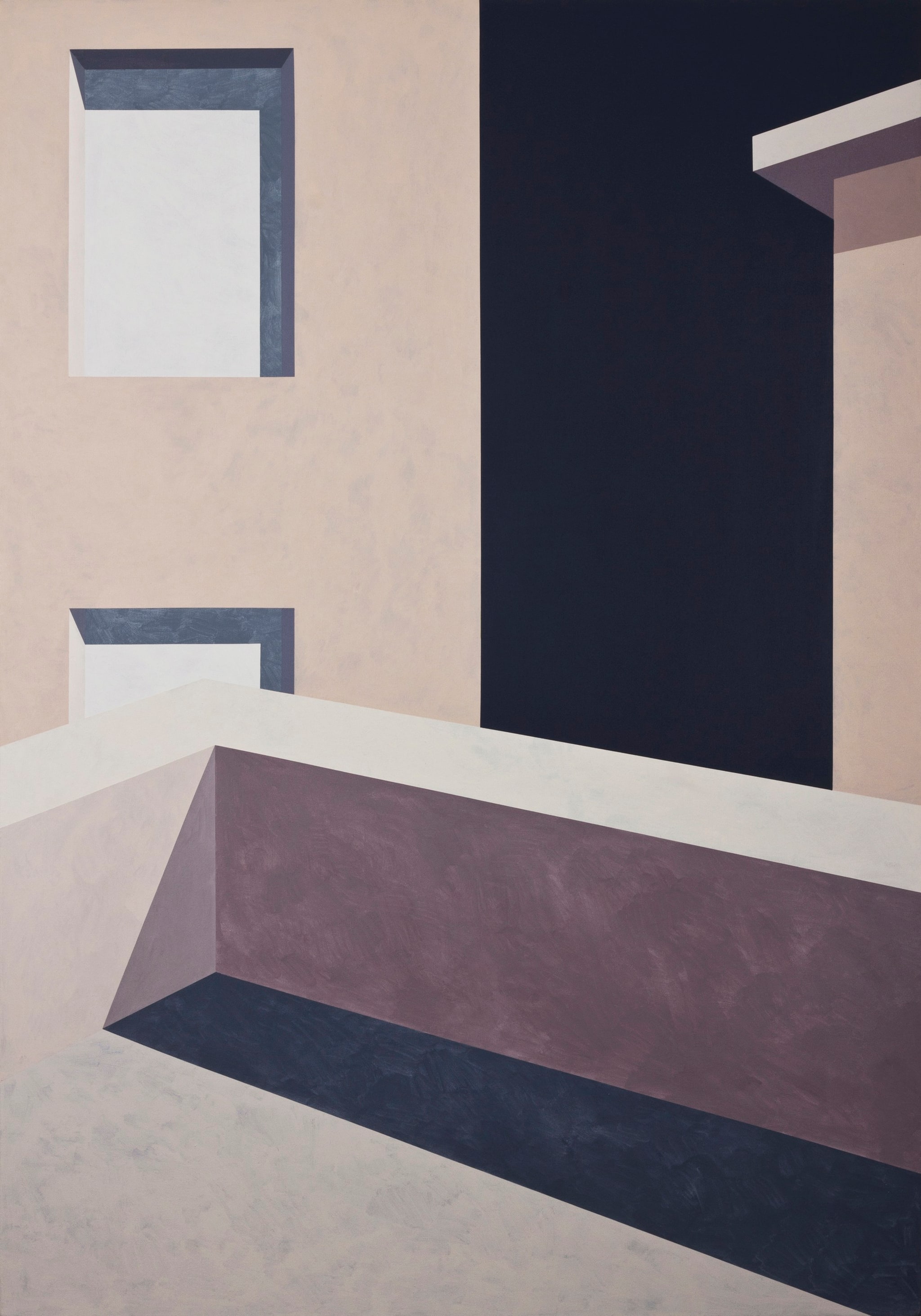 Ufuk Yılmaz, Duvar 50 — tuval üzerine akrilik, 100x140 cm, 2019