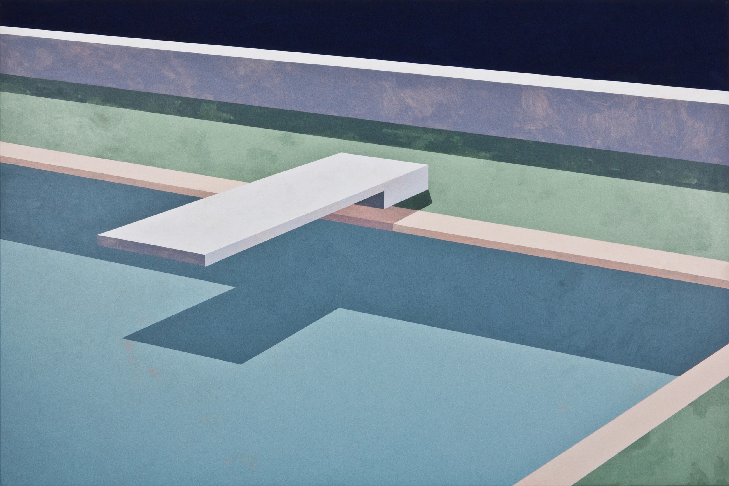 Ufuk Yılmaz, Duvar 51 — tuval üzerine akrilik, 120x180 cm, 2019