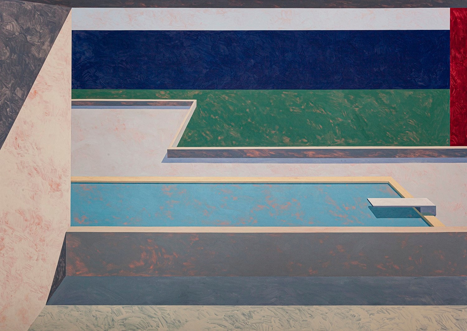 Ufuk Yılmaz, Duvar 63 — tuval üzerine akrilik, 170x240 cm, 2021