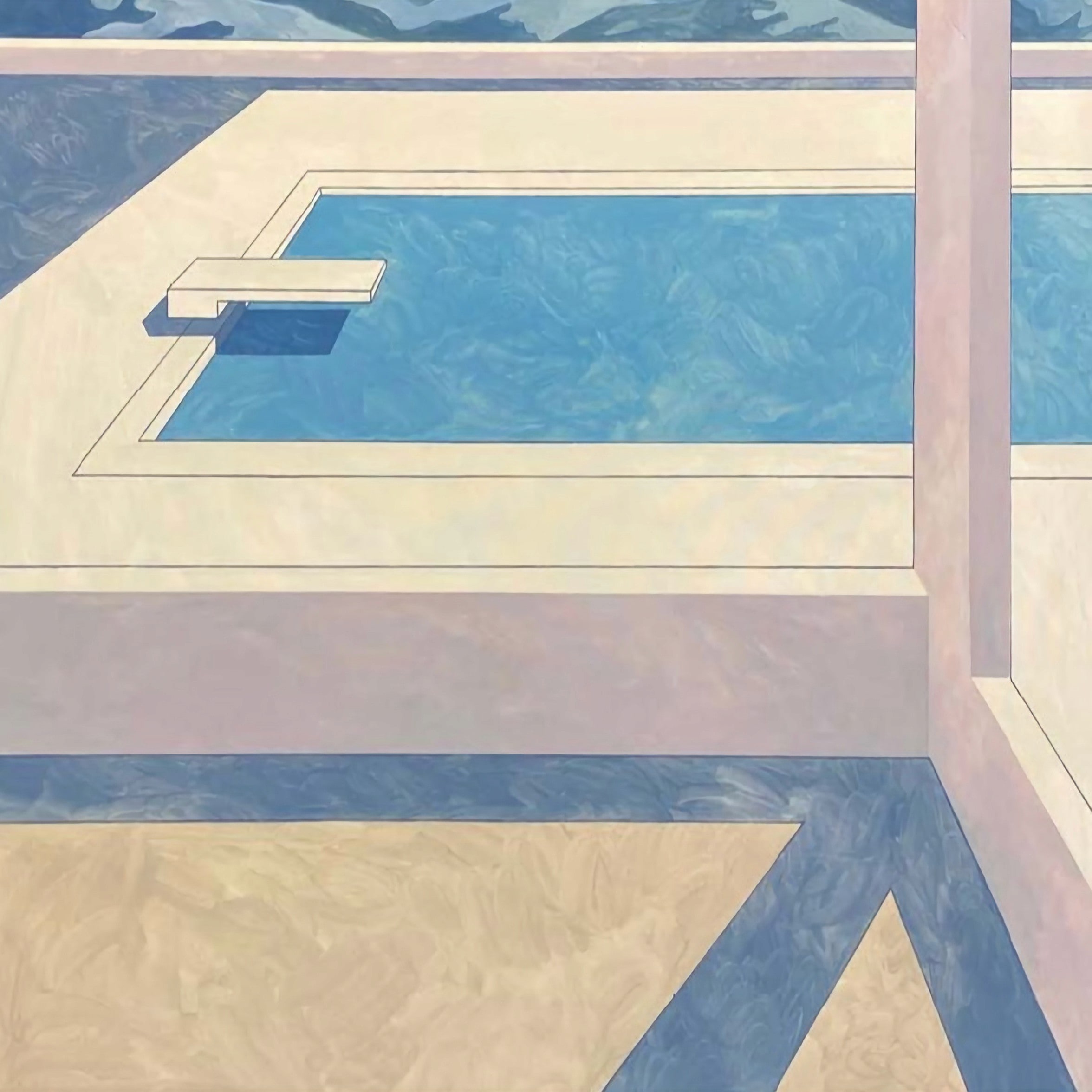 Ufuk Yılmaz, Duvar 64 — tuval üzerine akrilik, 120x120 cm, 2022
