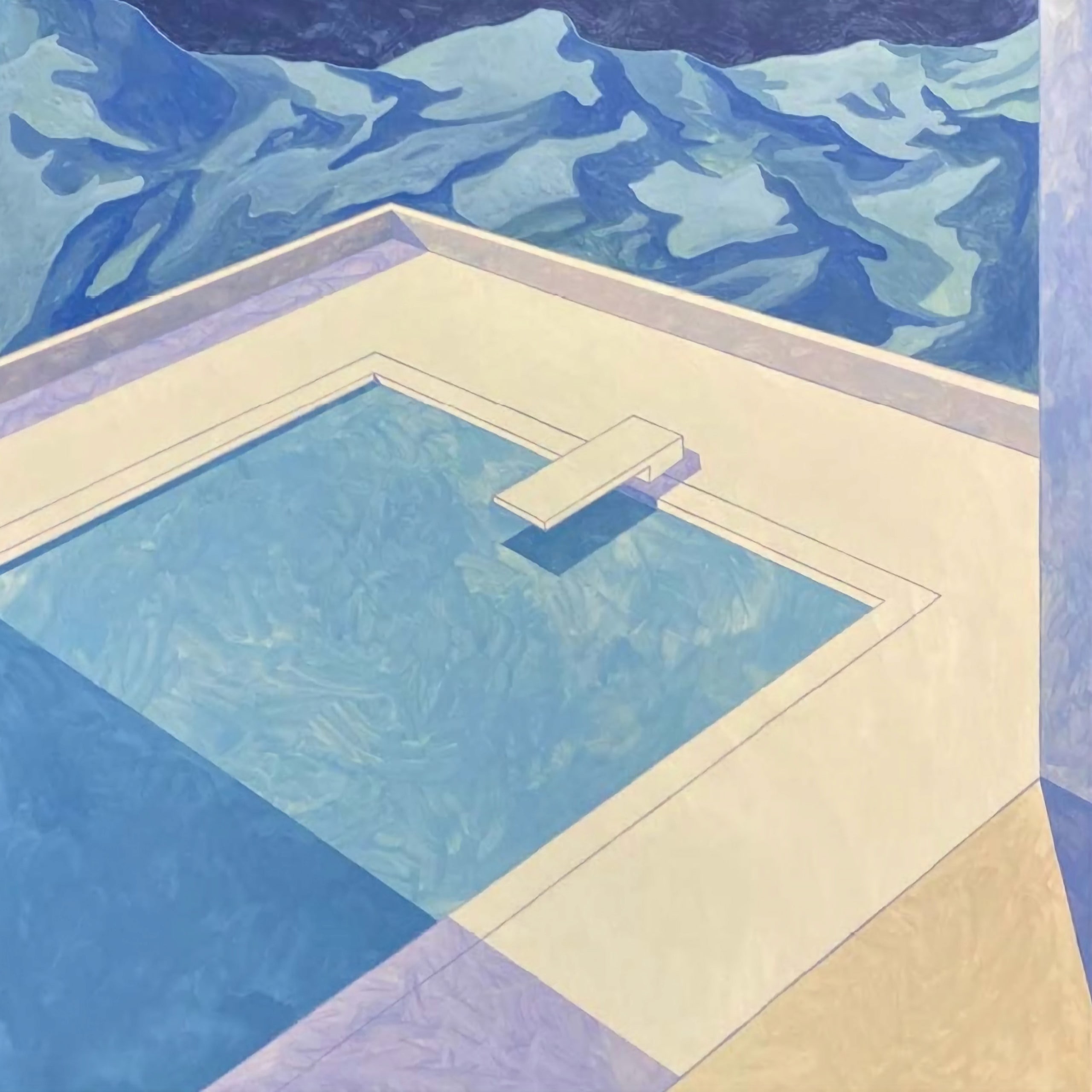 Ufuk Yılmaz, Duvar 65 — tuval üzerine akrilik, 120x120 cm, 2022